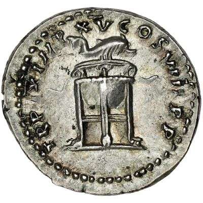 80 AD Ancient Rome Imperial - Titus - Silver Denarius