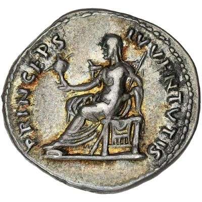 79 AD Ancient Rome Imperial - Domitian - Silver Denarius