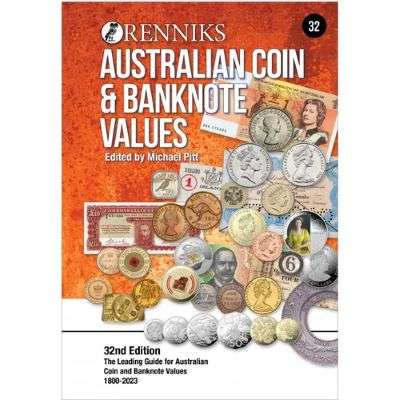2024 Renniks Australian Coin & Banknote Values 32nd Ed. Softcover
