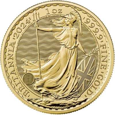 1 oz 2024 Great Britain Britannia Gold Bullion Coin
