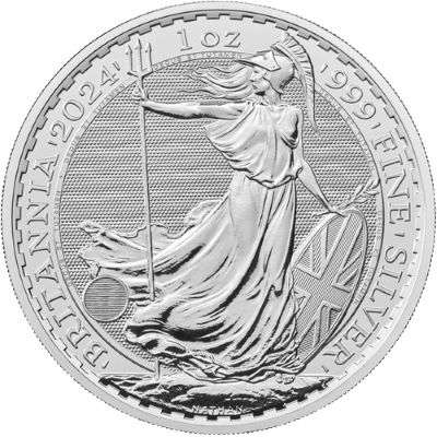 1 oz 2024 Great Britain Britannia Silver Bullion Coin