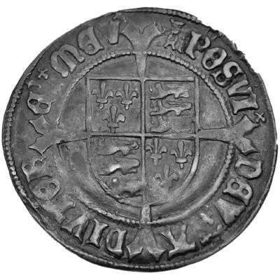1509-1526 Medieval England - King Henry VIII (First coinage) - Groat Silver Coin
