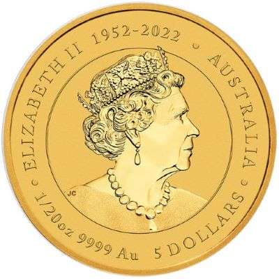 1/20 oz 2024 Australian Year of the Dragon Gold Bullion Coin