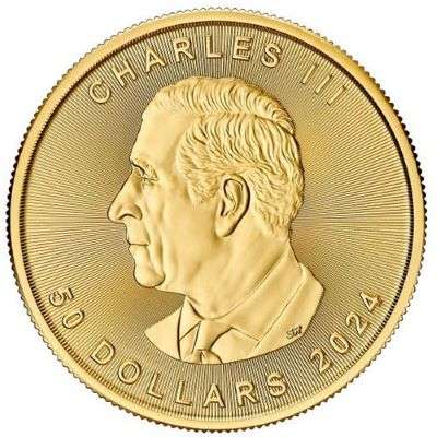 1 oz 2024 Canadian Maple Leaf Gold Bullion Coin