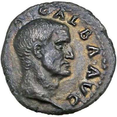 68-69 AD Ancient Rome Imperial - Galba - Silver Denarius