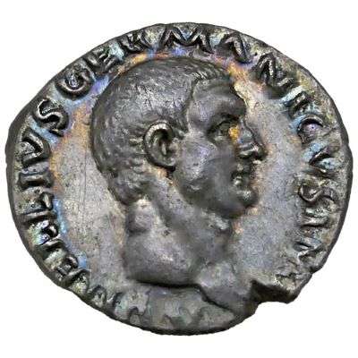 69 AD Ancient Rome Imperial - Vitellius - Silver Denarius