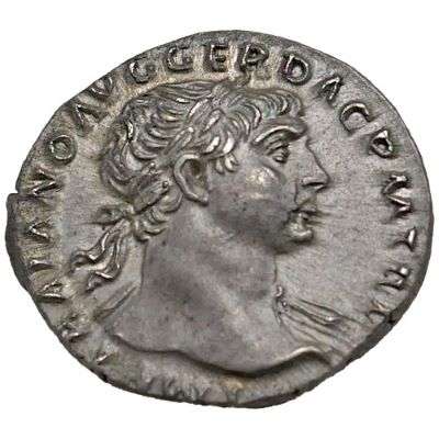 98 - 117 AD Ancient Rome Imperial - Trajan - Silver Denarius