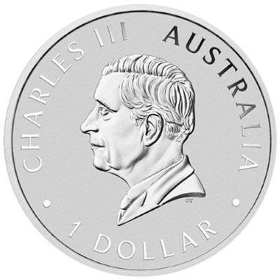 1 oz 2024 Australian Kookaburra Silver Bullion Coin