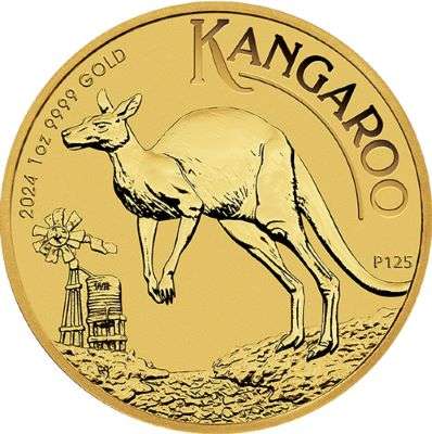 1 oz 2024 Australian Kangaroo Gold Bullion Coin