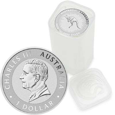 1 oz 2024 Australian Kangaroo Silver Bullion Coin - Monster Box