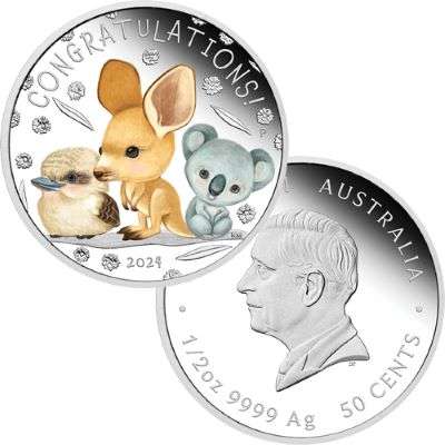 1/2 oz 2024 Newborn Silver Proof Coin