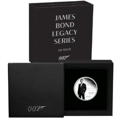 1 oz 2024 James Bond Legacy Series - 5th Issue Silver Proof Coloured Coin