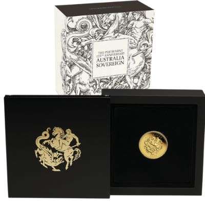 2024 Perth mint 125th Anniversary Sovereign Gold Proof Coin