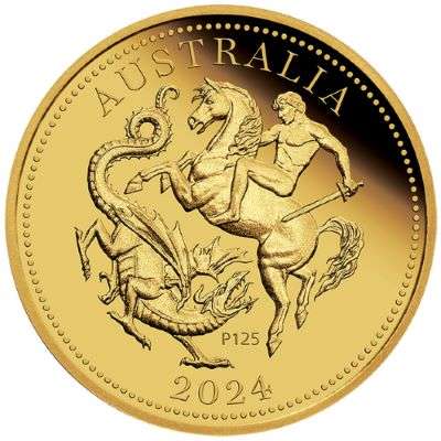 2024 Perth mint 125th Anniversary Sovereign Gold Proof Coin