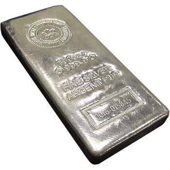 100 oz Royal Canadian Mint Silver Bullion Bar