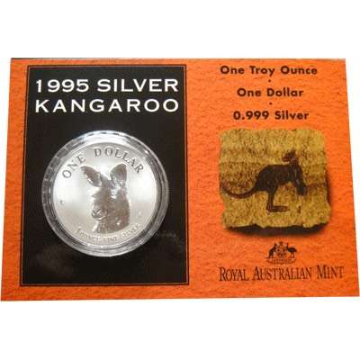 1 oz 1995 $1 Silver Kangaroo (Frosted UNC)
