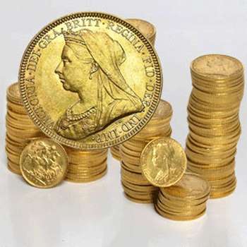 1893-1901 Queen Victoria Veil Head Gold Bullion Sovereigns