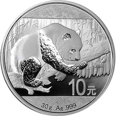 30 g 2016 Chinese Panda Silver Bullion Coin