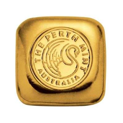 1 oz Perth Mint Gold Bullion Cast Bar