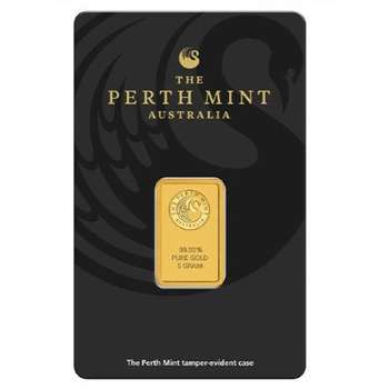 5 g Perth Mint Gold Bullion Minted Bar