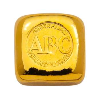 1 oz ABC Gold Bullion Cast Bar