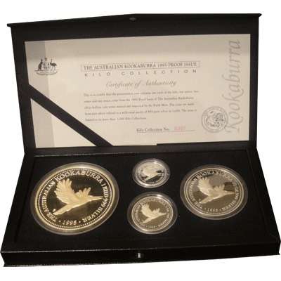 1995 Australian Kookaburra Silver Proof Coin Set